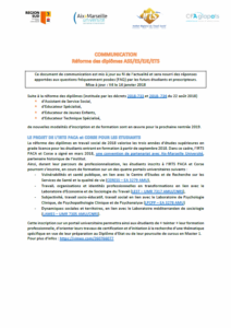 Réunion d'information Préformation et Formation Accompagnant Educatif et Social- en visioconférence @ En ligne