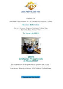 Réunion d'information Préformation et Formation Accompagnant Educatif et Social- en visioconférence @ En ligne