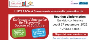 Réunion d'information Formation CAFDES - en visioconférence @ En ligne